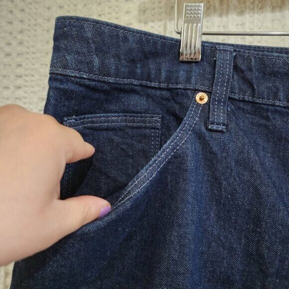 Universal Thread Vintage Midi Jean Shorts Women's Plus Size 20W - Picture 6 of 15